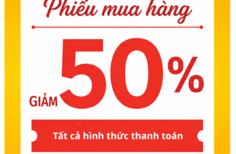 GIẢM 50% TỐI ĐA 1 TRIỆU
