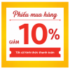 GIẢM 10% TỐI ĐA 500K