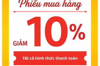 GIẢM 10% TỐI ĐA 500K