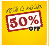THỨ 4 SALE SẬP SÀN
