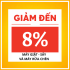 GIẢM 8%